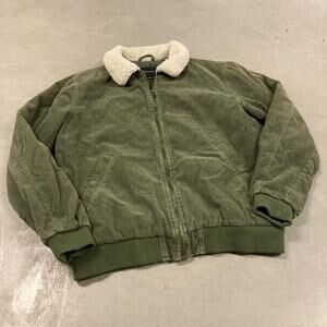 Vintage fur hood bomber Jacket